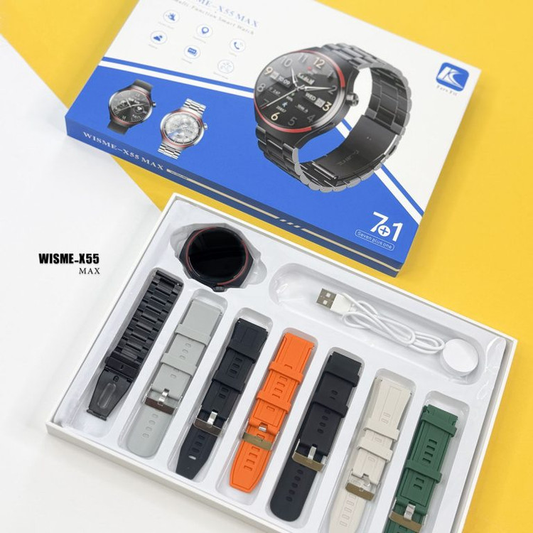 ساعت هوشمند صفحه گرد WISME-X55 Max
