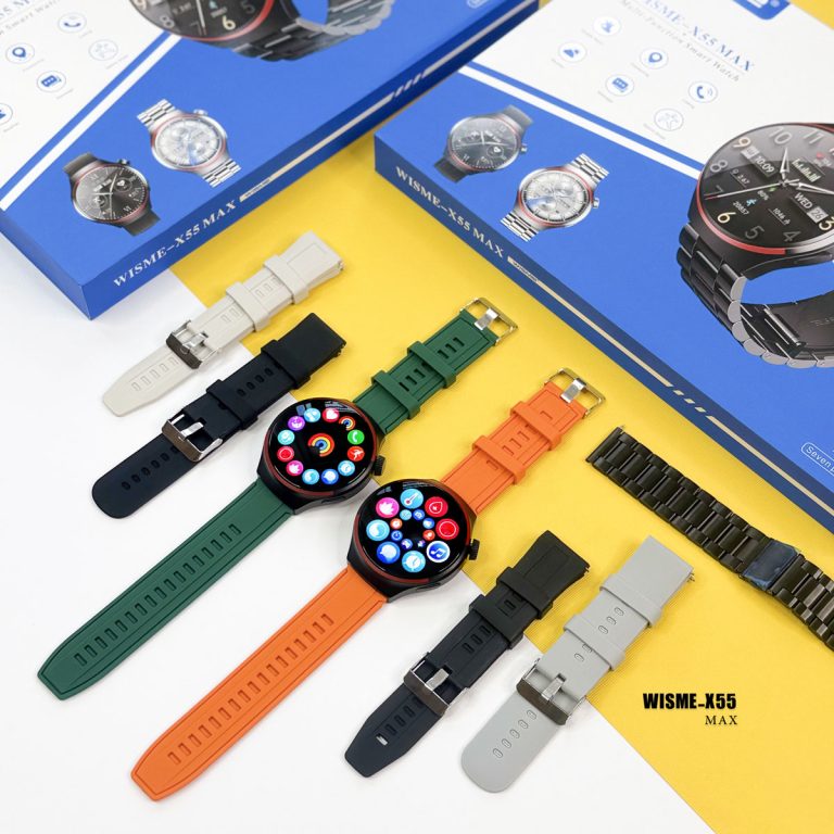 ساعت هوشمند صفحه گرد WISME-X55 Max